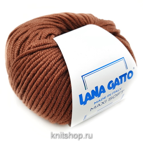 Lana Gatto Maxi Soft (13737 корица) 100% меринос экстрафайн 50 г/90 м
