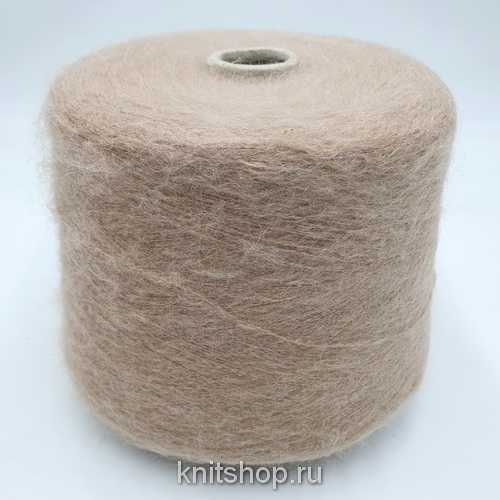 Torcitura di Domaso Bellino (439 беж) 20% альпака бэби, 20% кидмохер, 60% па 1000м/100гр