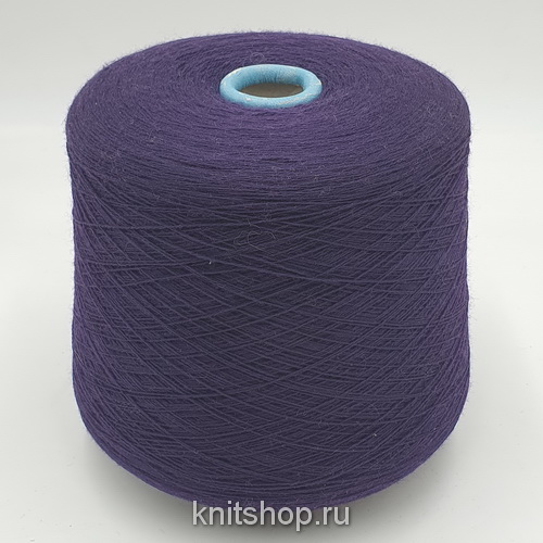 Zegna Baruffa Cashwool 2/30 (027984 баклажан) 100% меринос 1500м/100гр