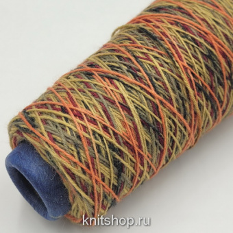 Sock Color (421 васаби) 75% меринос, 25% па 420м/100гр классическая 4-х нитка