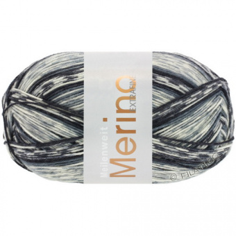 Lana Grossa Meilenweit 100 Merino Extrafine Denim Mix (2603) 75% меринос, 25% полиамид 100г/420м