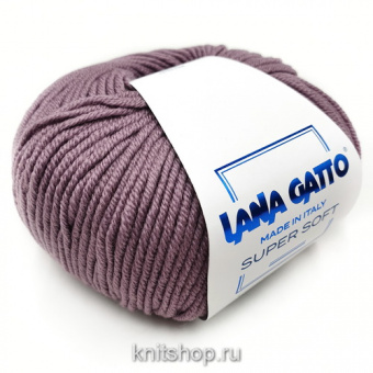 Lana Gatto Super Soft (12940 пыльная сирень) 100%меринос 50 г/125 м