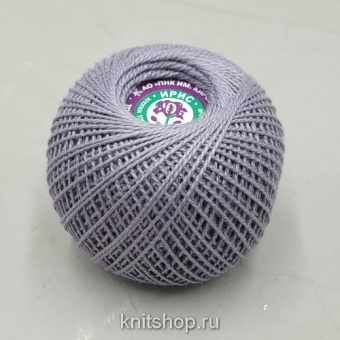 Ирис (7004 серый лаванда) 100% хлопок мерсеризованный 25гр/150м