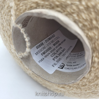 Domaso Mixer Missoni (400 шампань) 40%альпака 20%кидмохер 20%шёлк 19%па 1% эласт 450м/100гр букле