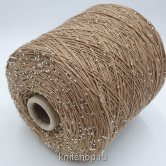 Zegna Baruffa Labrador (841662 бежевый со светлыми бусинами) 100% меринос, бусины 300м/100гр