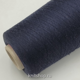 Servizi e Seta Abbinato (B0487 Blu темно-синий) 100% шелк 2/120 6000м/100гр