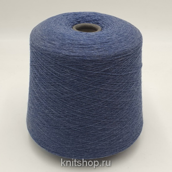 Tollegno NewCashmere 2/27 (06829 Dark Jeans синий джинс меланж) 100% кашемир 1350м/100гр