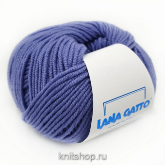 Lana Gatto Super Soft (14598 василёк) 100%меринос 50 г/125 м