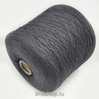 Visone (черный) 80% меринос, 20% норка 1/15 1500 м/100 гр