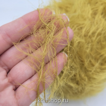 Cofil Cut (13545 Senape горчица) 100% нейлон 330м/100гр травка, мех, лебяжий пух