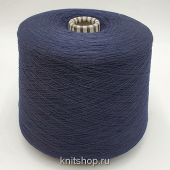 Tollegno Woolcot 2/30 (10214 Marino темно-синий) 53% меринос, 47% хлопок 1500м/100гр