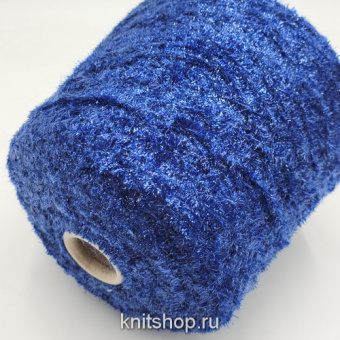 Lineapiu Neon (1714 синий) 30% суперкидмохер, 4% меринос, 66% па, люрекс150м/100гр травка, реснички