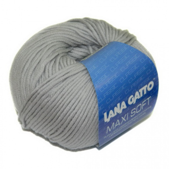 Lana Gatto Maxi Soft (12504) 100% меринос экстрафайн 50гр 90м