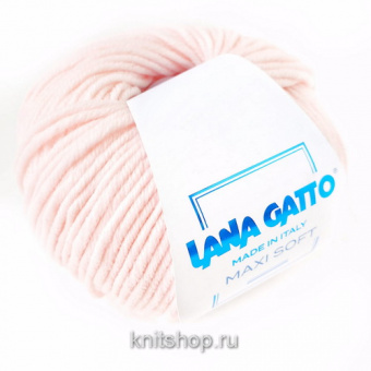 Lana Gatto Maxi Soft (14426 баблгам) 100% меринос экстрафайн 50 г/90 м