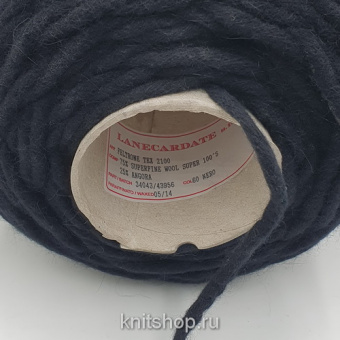 Lanecardate Feltrone (60 Nero черный) 25%ангора, 75%меринос суперфайн 90м/100гр пряжа для валяния
