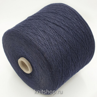 Millefili Cashfive (5019 темно-синий) 30% меринос, 30% вискоза, 5% кашемир, 35% па 1500м/100гр
