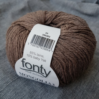 Fonty Mongolia 3 (05) 85% меринос, 15% як 50 г/150 м