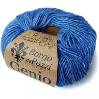 Borgo de'Pazzi Genio (20) 50% меринос, 20% кид мохер, 30% бамбук 50 г/150 м