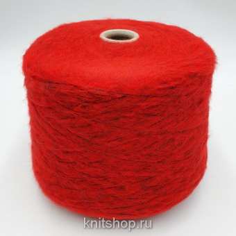 Lineapiu Soffio (78659 красный) 38% мохер, 19% меринос, 28% па, 15% полиэстер 300 м/100 гр