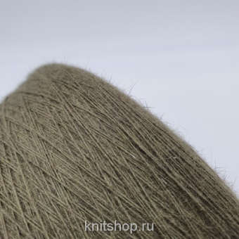 Visone (хаки) 80% меринос, 20% норка 1/15 1500 м/100 гр