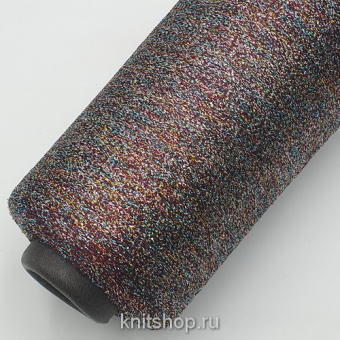 Sinflex (F039 бордовый единорог) 60% вискоза, 40% люрекс 7500м/100гр (бобинка 500гр)