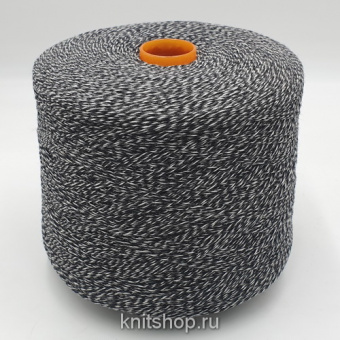 Botto Poala Provence (Nero антрацит мулине) 100% меринос кардный 3/15 500м/100гр