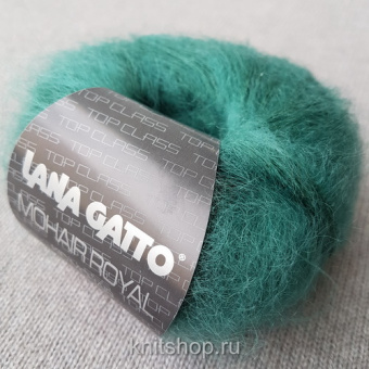 Lana Gatto Mohair Royal (05896 хвойный) 80% мохер, 20% нейлон 25 г/215 м