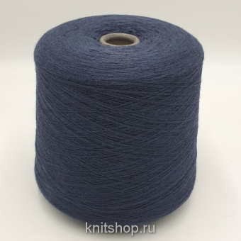 Zegna Baruffa Cashwool 2/30 (444789 темно-синий джинс меланж) 100% меринос 1500м/100гр