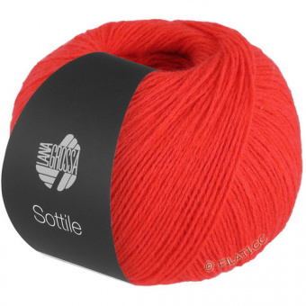 Lana Grossa Sottile (004) 85% хлопок, 15% меринос 50г/250м
