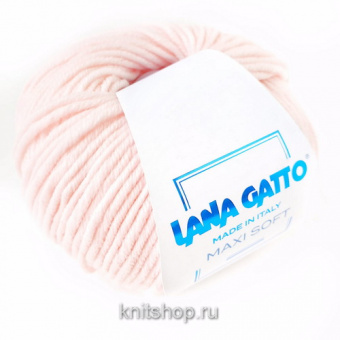 Lana Gatto Maxi Soft (14426 баблгам) 100% меринос экстрафайн 50 г/90 м