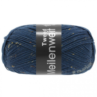 Lana Grossa Meilenweit 100 Tweed (128) 80% шерсть мериноса, 20% па 100г/420м