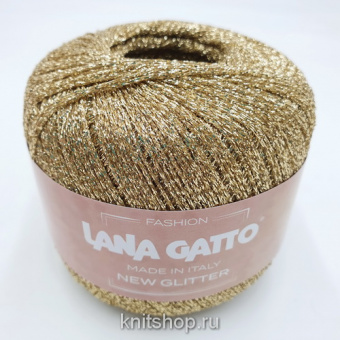 Lana Gatto New Glitter (9119) 51% полиэстер, 49% нейлон 25 г/300 м