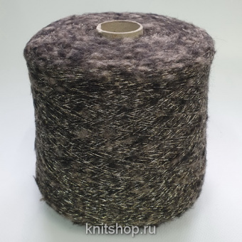 Cofil Biscia (3172 капучино, люрекс золото) 10%мохер 35%меринос 45%акрил 5%па 5%люрекс 860м/100гр