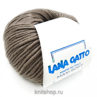 Lana Gatto Maxi Soft (14560 тауп) 100% меринос экстрафайн 50 г/90 м