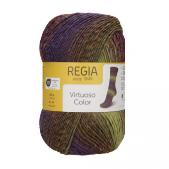 Regia Virtuoso Color (03078) 75% шерсть мериноса, 25% полиамид 150гр/375м