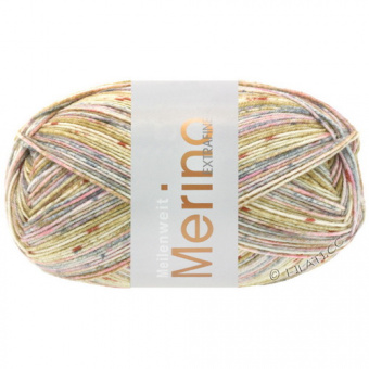 Lana Grossa Meilenweit 100 Merino Extrafine Bella (4503) 75% меринос, 25% полиамид 100г/420м