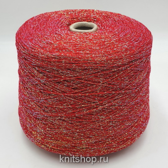 Filcom Luri (Rosso терракот) 68% вискоза, 18% люрекс, 14% па 300м/100гр шнурок