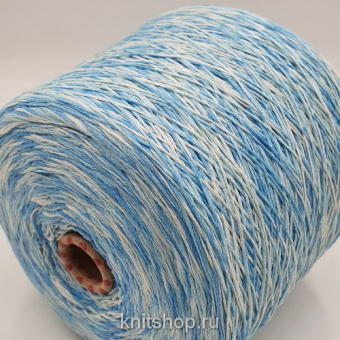 Roller Multicolor (003 голубой мультиколор) 70% хлопок, 30% полиакрил 360м/100гр шнурок