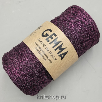 Borgo de'Pazzi Gemma (6 слива) 52% металлизированный люрекс, 48% па 150г/100м пряжа для сумок