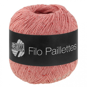 Lana Grossa Filo Paillettes (06) 55% хлопок, 39% полиэстер, 6% па, пайетки 50гр/155м