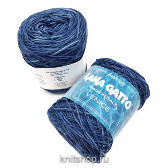 Lana Gatto Venice (08895 фиалка) 67% вискоза, 33% хлопок 50 г/140 м