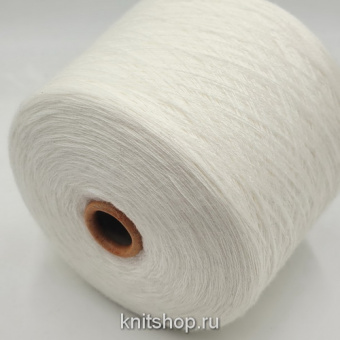 Zegna Baruffa Cashwool 2/30 (099054 белый) 100% меринос 1500м/100гр