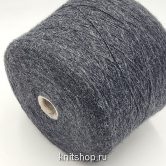 Pecci Filati Lhasa (806803 антрацит) 48% меринос, 10% кашемир, 42% па 420м/100гр шнурок