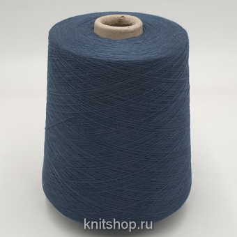 Loro Piana Cotone Silk MAC4133 (Glory Blue петрольный маренго) 70% хлопок 30% шёлк 4/140 3500м/100гр