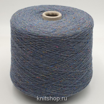 Profilo Tulip (Aviation tweed джинс твид) 55%меринос 15%хлопок 15%шёлк 15%па 2/14 700м/100гр твид
