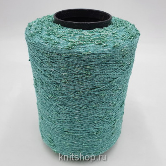 Filatura a Pettine C1676 (9 мята) 62% вискоза, 20% люрекс, 18% па 900м/100гр шишечки