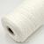 Loro Piana Cory (Bianco 1209 белый отбелка) 100% лён 420м/100гр шнурок