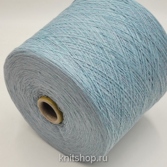 Loro Piana Baby Cashmere (60BJ светло-голубой меланж) 100% бэби кашемир 2/26 1300м/100г