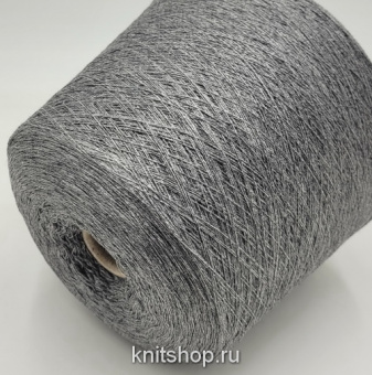 Filpucci CashSeta (223 Cenere стальной серый меланж) 50% кашемир, 50% шёлк 2/28 1400м/100гр