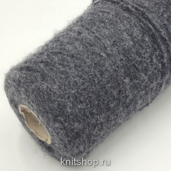 Filati Naturali Martora Brushed (11012 антрацит) 75% кашемир вспушенный 22% шёлк 3% эласт 1150м/100г